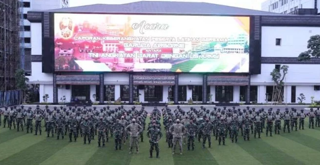 100 Prajurit Pasukan Langit TNI Tajamkan Naluri Tempur di AS